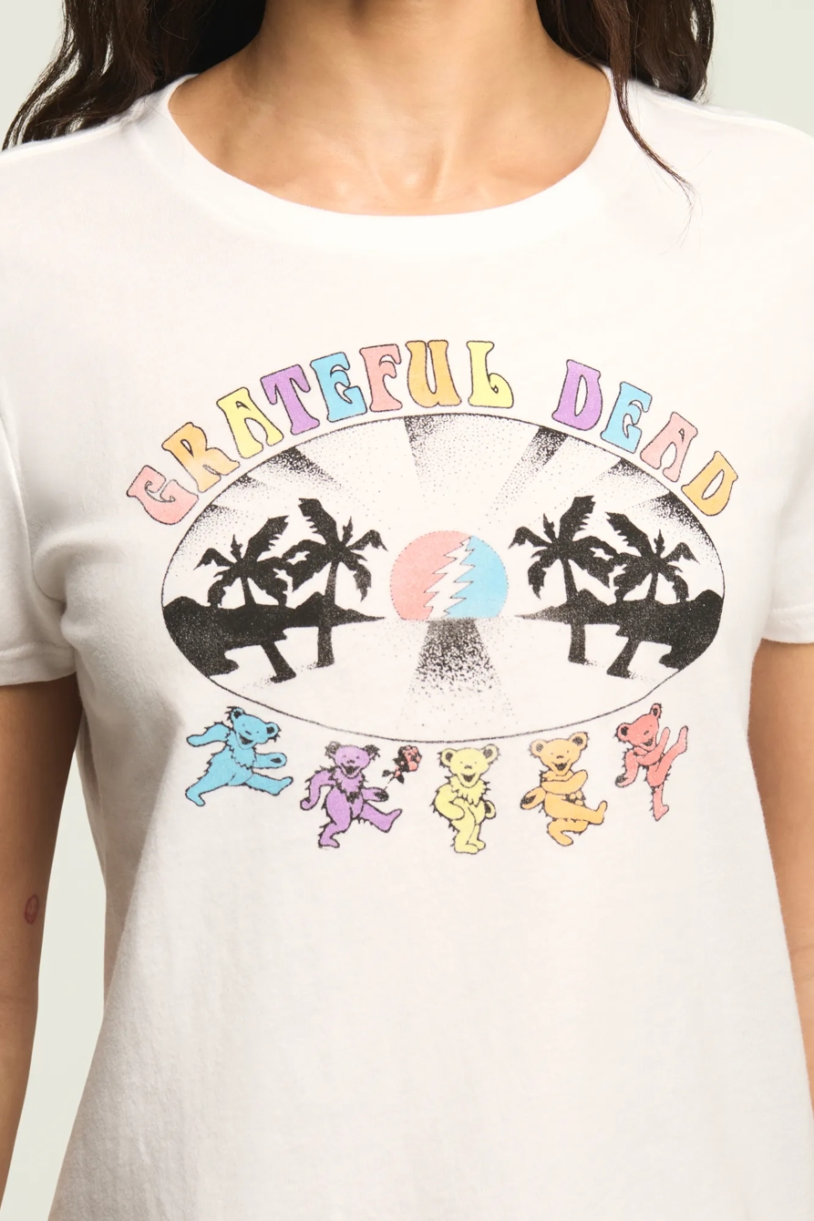 GRATEFUL DEAD BEACH BEARS CLASSIC CREW — BRIGHT WHITE — image 2