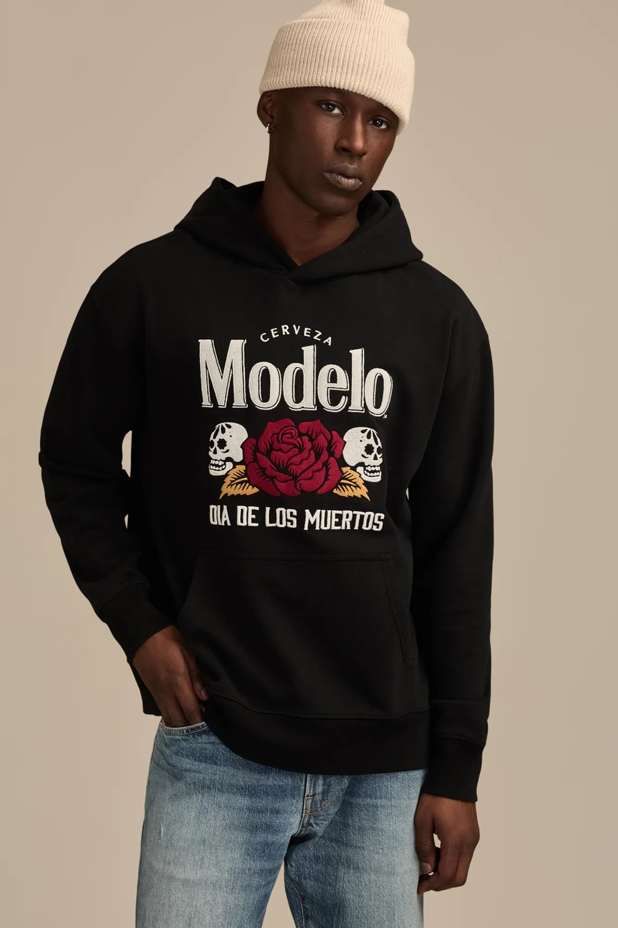 MODELO ROSE HOODIE — JET BLACK — image 1