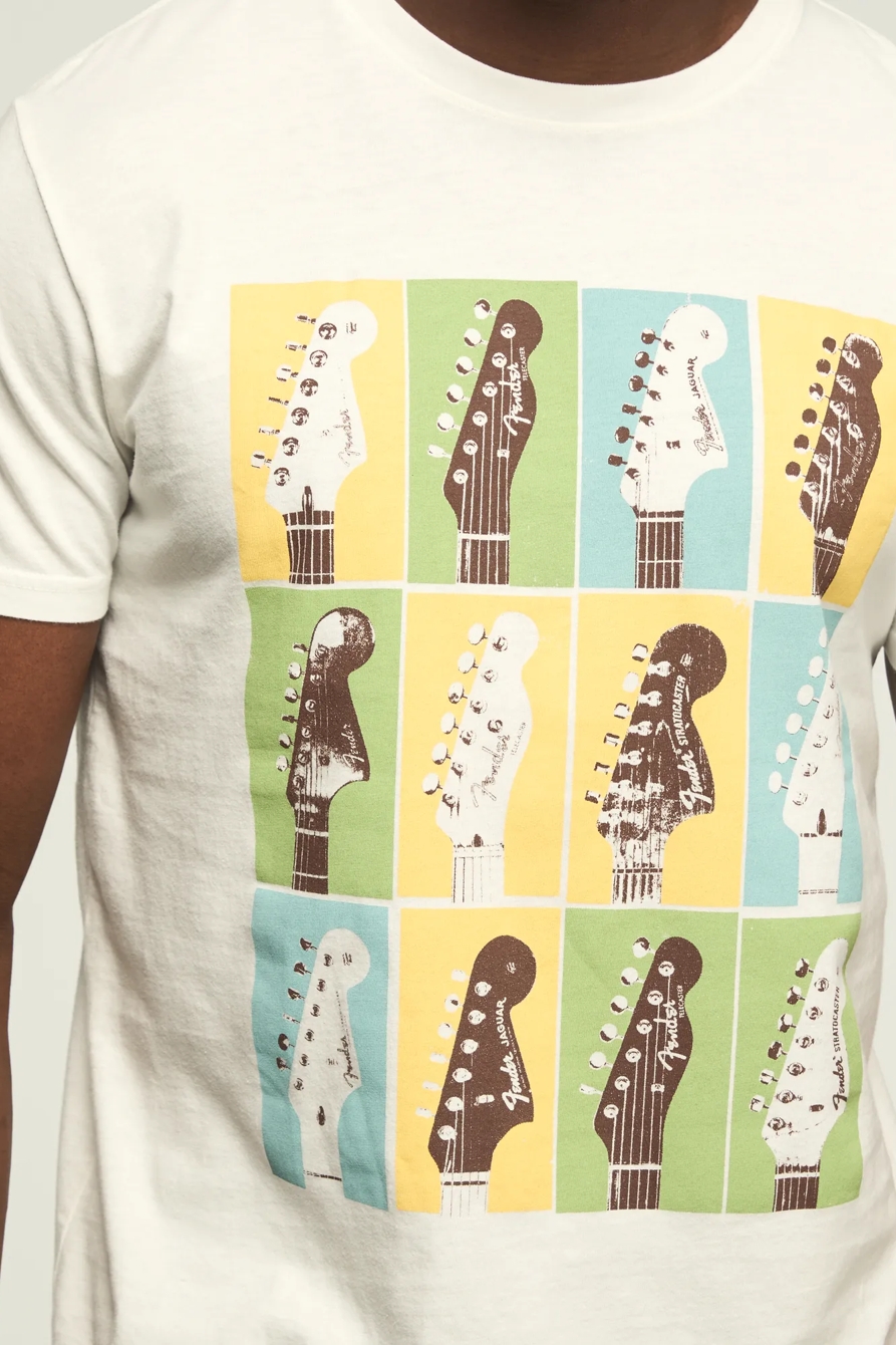 FENDER REPEAT TEE — BRIGHT WHITE — image 2