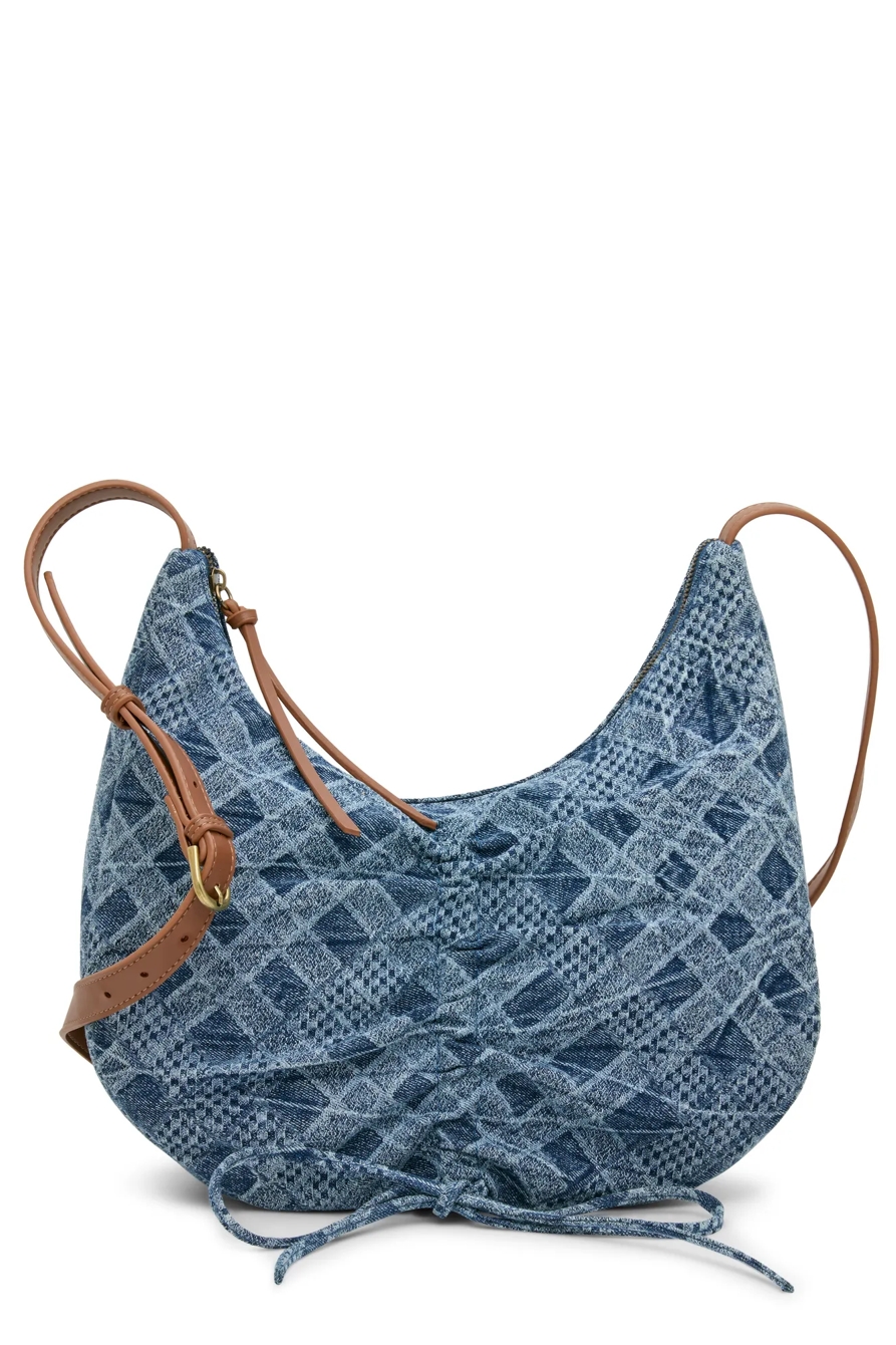 SUZIE DENIM CROSSBODY — BLUE — image 1