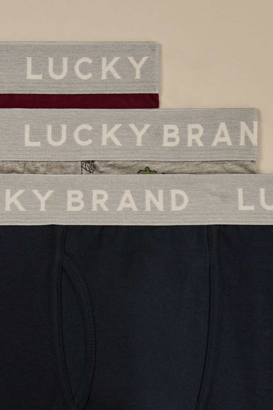 3 PACK STRETCH BOXER BRIEFS — MULTI — image 2