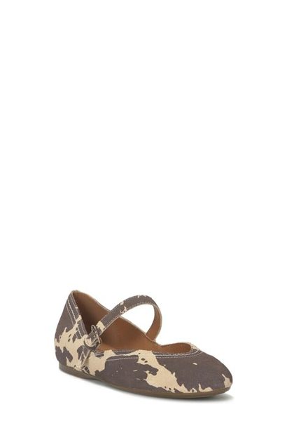 CYRENA MARY JANE FLAT, BEIGE CHOCOLATE