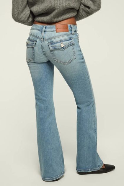 LOW RISE FLARE, PURITY WASH