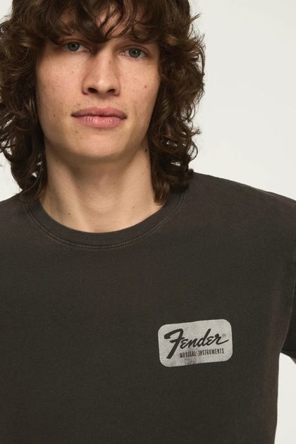 FENDER MOTO TEE, RAVEN