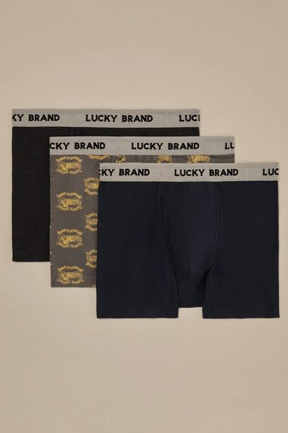 3 PACK STRETCH BOXER BRIEFS, MULTI