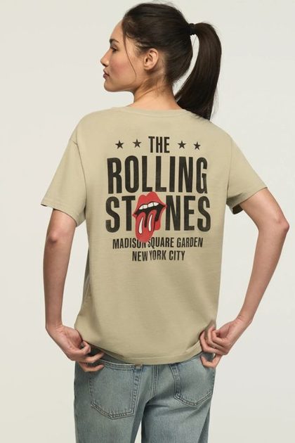 ROLLING STONES MSG BOYFRIEND TEE, Belgian Block