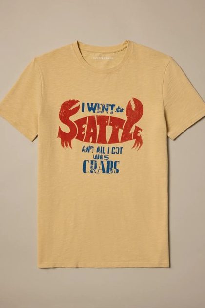 SEATTLE CRABS TEE, BOULDER