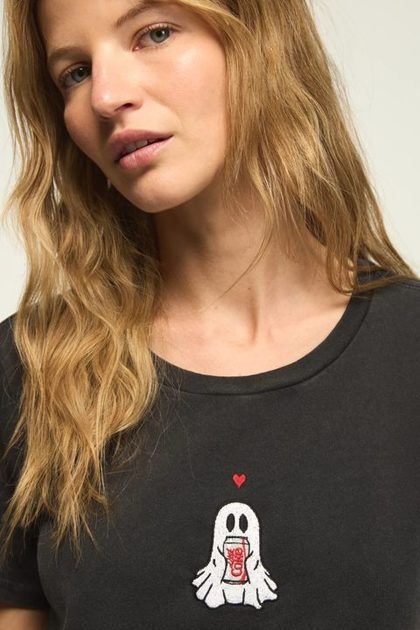 DIET COKE GHOST CLASSIC CREW, JET BLACK