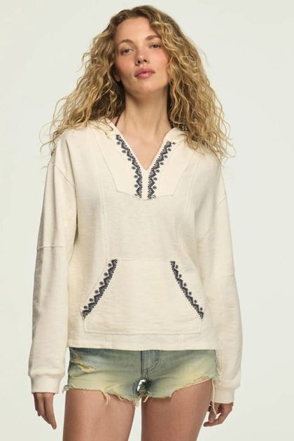 EMBROIDERED BAJA HOODIE, TOFU