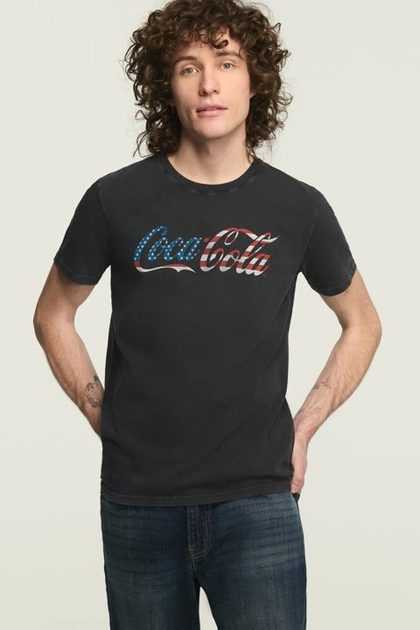 COCA-COLA LOGO TEE, MOONLESS NIGHT