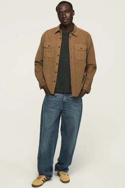 CORDUROY WORKSHIRT, KANGAROO