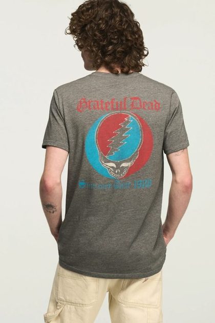 GRATEFUL DEAD SUMMER TOUR TEE, JET BLACK