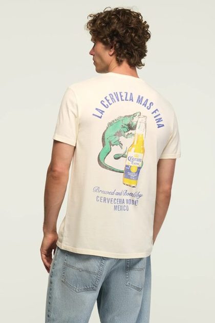 CORONA IGUANA TEE, WINTER WHITE
