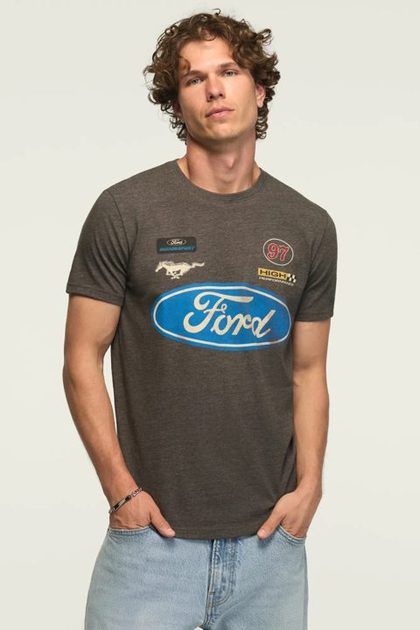 FORD RACING TEE, DARK GULL GRAY