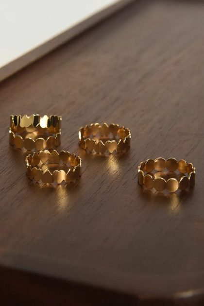 Stackable Ring Set, GOLD