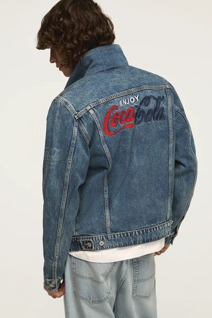 COCA COLA DENIM TRUCKER JACKET, FEEL THE POP