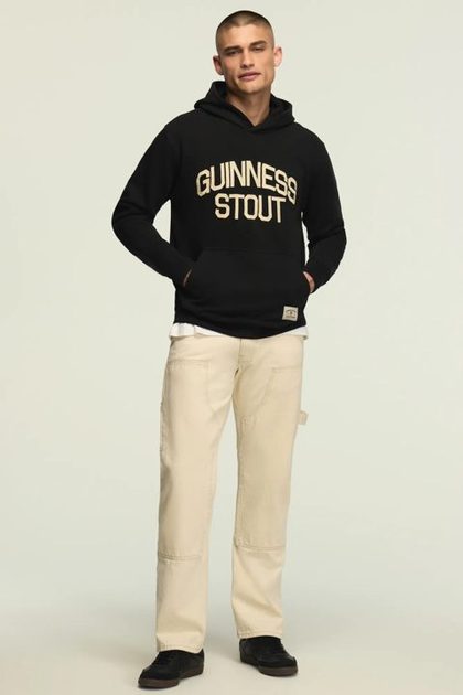 GUINNESS STOUT HOODIE, JET BLACK