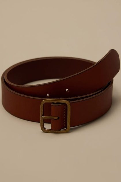 THE POINT BELT, MEDIUM BROWN