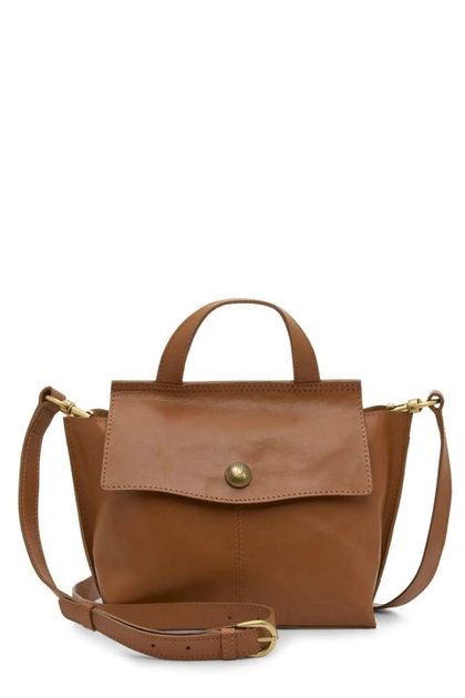 RACHEL CROSSBODY, RUST BROWN