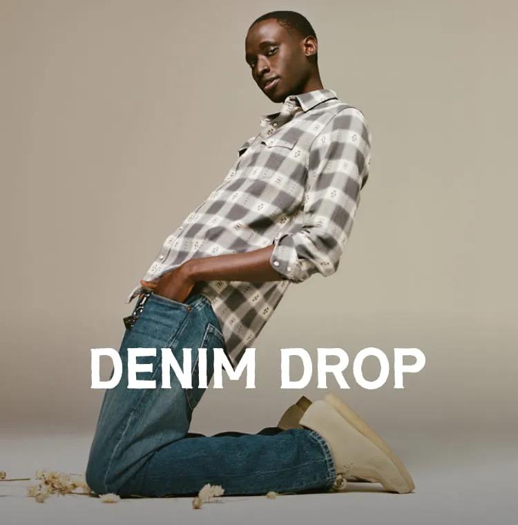 Denim Drop Background